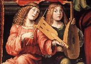 FRANCIA, Francesco Madonna and Saints (detail) gj painting